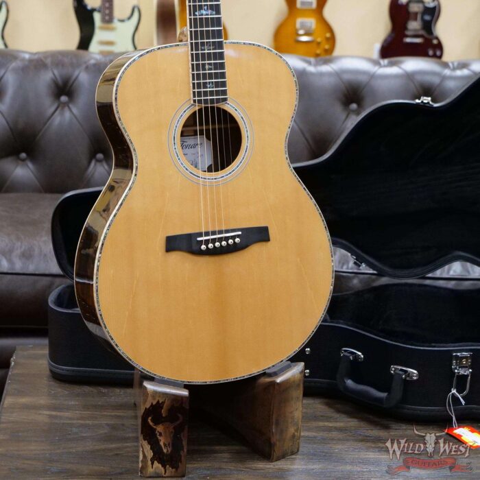 Paul Reed Smith PRS SE T60E Electric-Acoustic Solid Sitka Spruce Top Ziricote Natural Back & Side Flame Maple Binding - Image 7