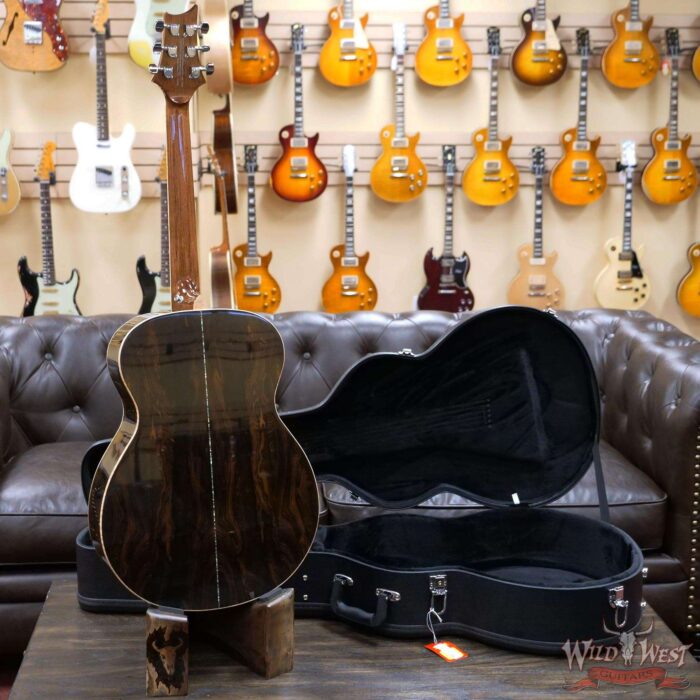 Paul Reed Smith PRS SE T60E Electric-Acoustic Solid Sitka Spruce Top Ziricote Natural Back & Side Flame Maple Binding - Image 8