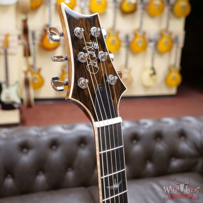 Paul Reed Smith PRS SE T60E Electric-Acoustic Solid Sitka Spruce Top Ziricote Natural Back & Side Flame Maple Binding - Image 6