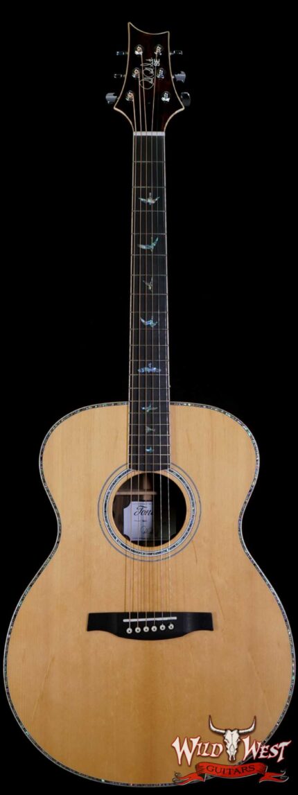 Paul Reed Smith PRS SE T60E Electric-Acoustic Solid Sitka Spruce Top Ziricote Natural Back & Side Flame Maple Binding