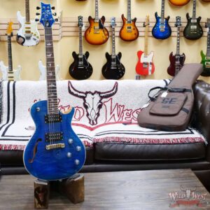 Paul Reed Smith PRS SE Zach Myers SC245 Singlecut Semi-Hollow Myers Blue - Image 4