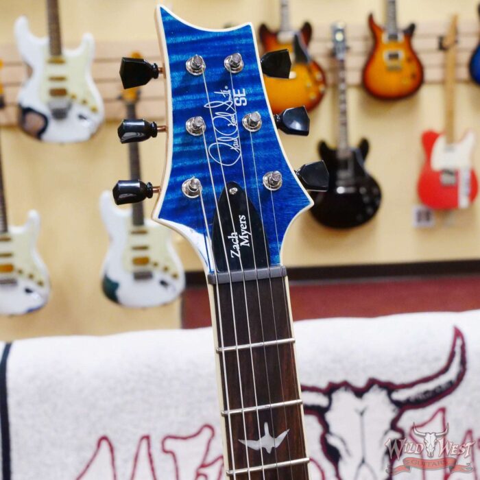 Paul Reed Smith PRS SE Zach Myers SC245 Singlecut Semi-Hollow Myers Blue - Image 5