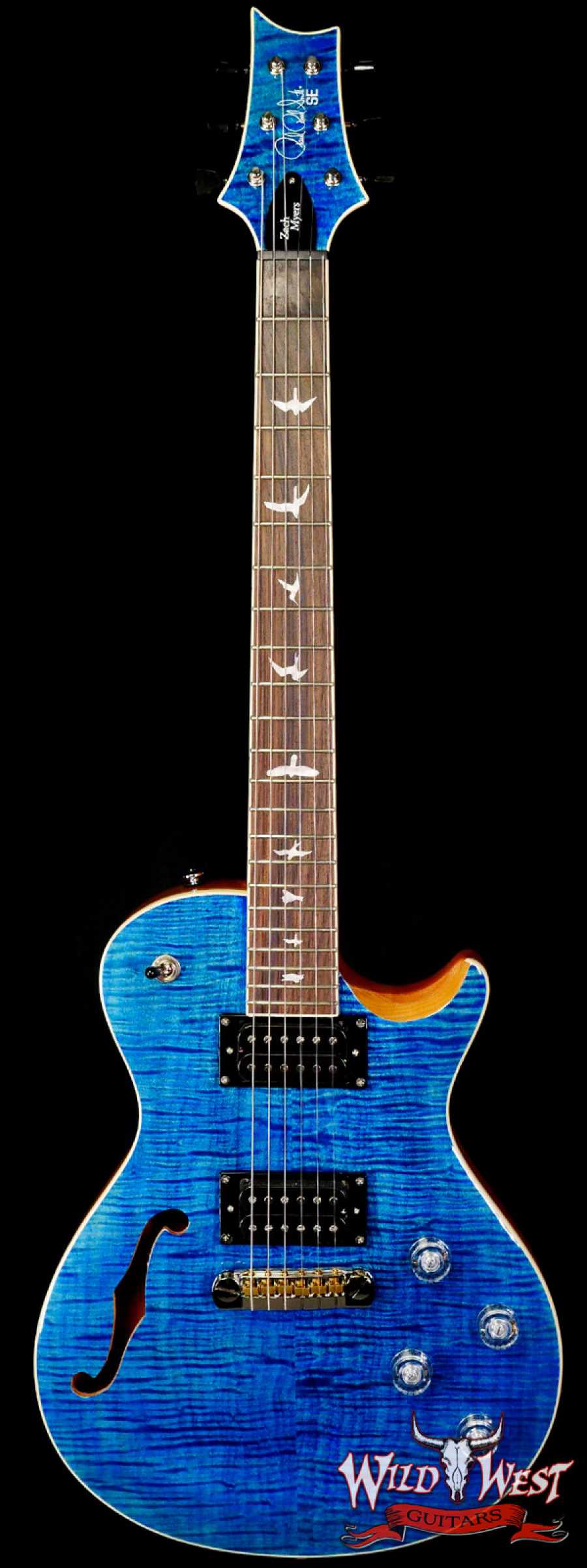 prs-se-zachmyers-e31844-main__wwg_large.jpg Paul Reed Smith PRS SE Zach Myers SC245 Singlecut Semi-Hollow Myers Blue - Image 1