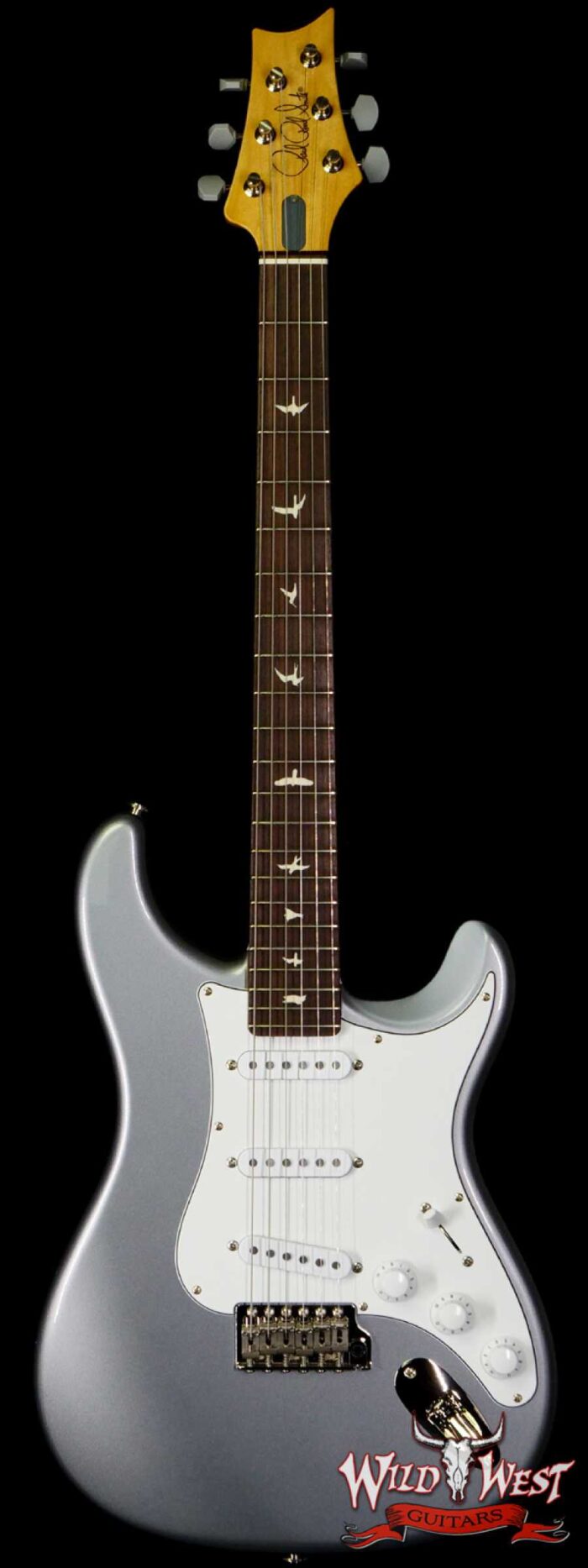 PRS John Mayer Signature Model Silver Sky Maple Neck Rosewood Fingerboard Tungsten (Silver) - Image 1