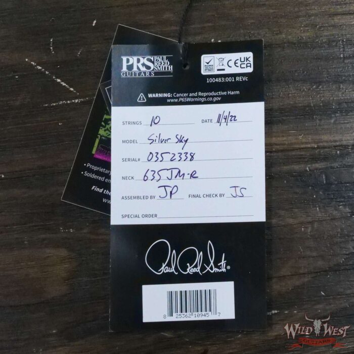 Paul Reed Smith PRS John Mayer Signature Model Silver Sky Rosewood Fingerboard Roxy Pink - Image 12