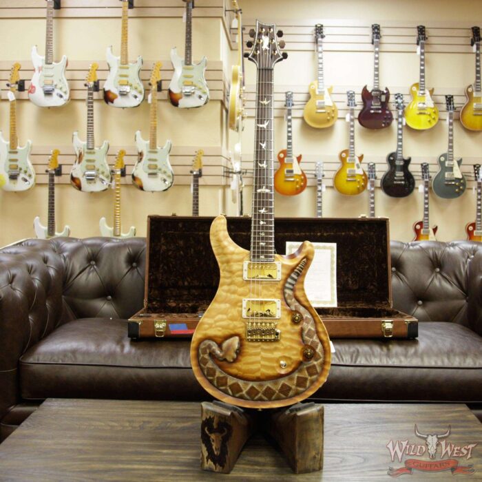 PRS Private Stock Wild West Exclusive Custom 24 Snake LTD # 3 of 6 Hand Carved Quilt Maple Top - Image 11