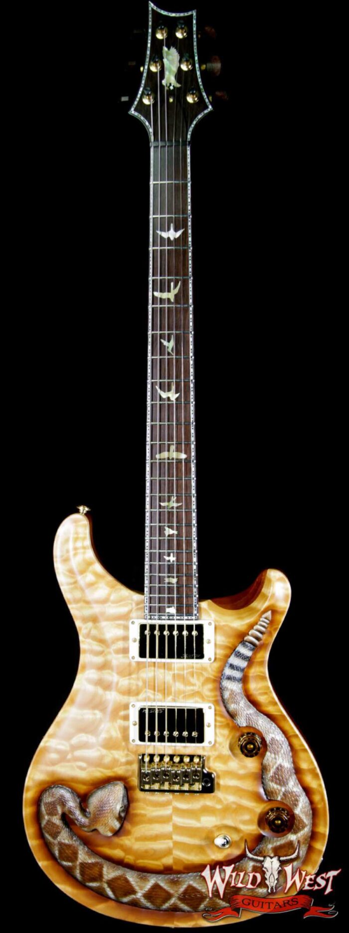 PRS Private Stock Wild West Exclusive Custom 24 Snake LTD # 3 of 6 Hand Carved Quilt Maple Top - Image 1