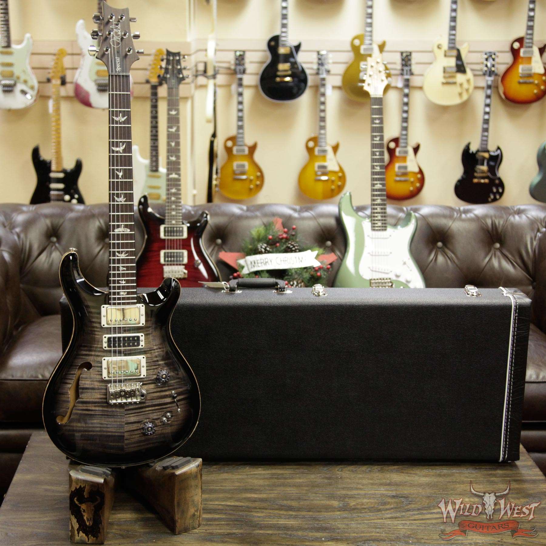 prs-special22-280172-d1__wwg.jpg Paul Reed Smith PRS Semi-Hollow Limited Edition Special 22 Rosewood Fingerboard Charcoal Burst - Image 6