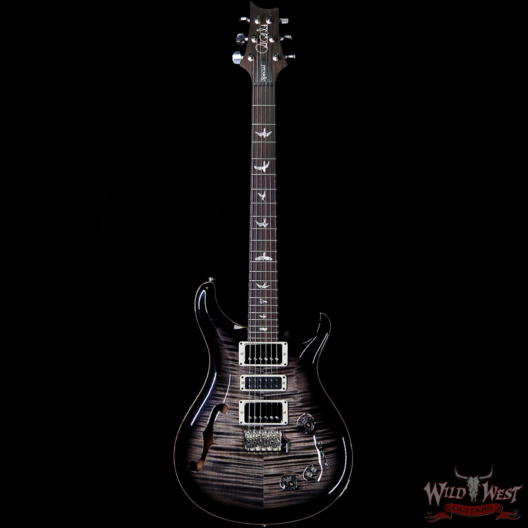 prs-special22-280172-f__wwg.jpg Paul Reed Smith PRS Semi-Hollow Limited Edition Special 22 Rosewood Fingerboard Charcoal Burst - Image 4