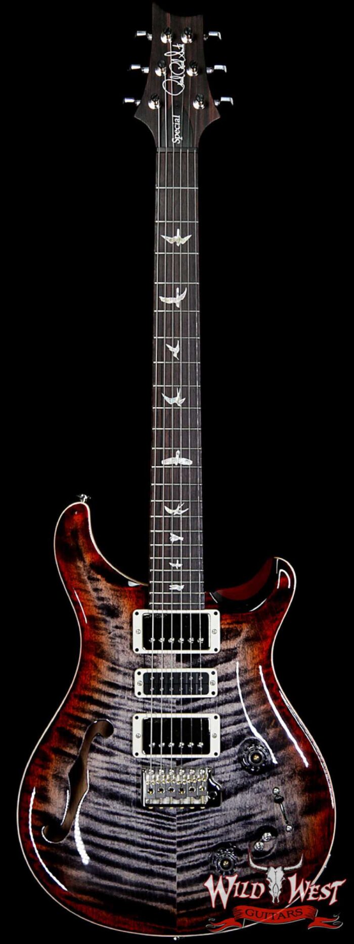 Paul Reed Smith PRS Limited Edition Special 22 Semi-Hollow Rosewood Fingerboard Charcoal Cherry Burst - Image 1