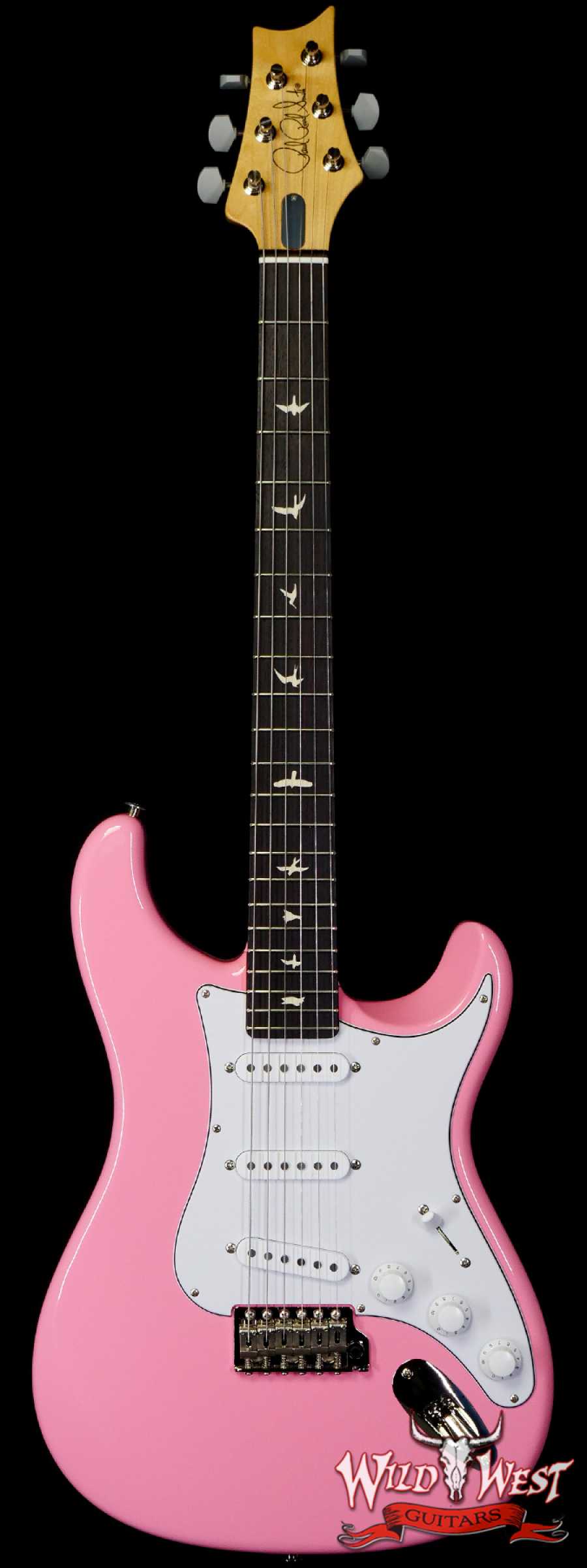 prs-ss-roxy-352502-main__wwg_large.jpg Paul Reed Smith PRS John Mayer Signature Model Silver Sky Rosewood Fingerboard Roxy Pink - Image 1