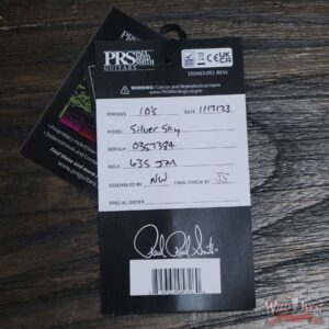 Paul Reed Smith PRS John Mayer Signature Model Silver Sky Maple Neck Tungsten - Image 12