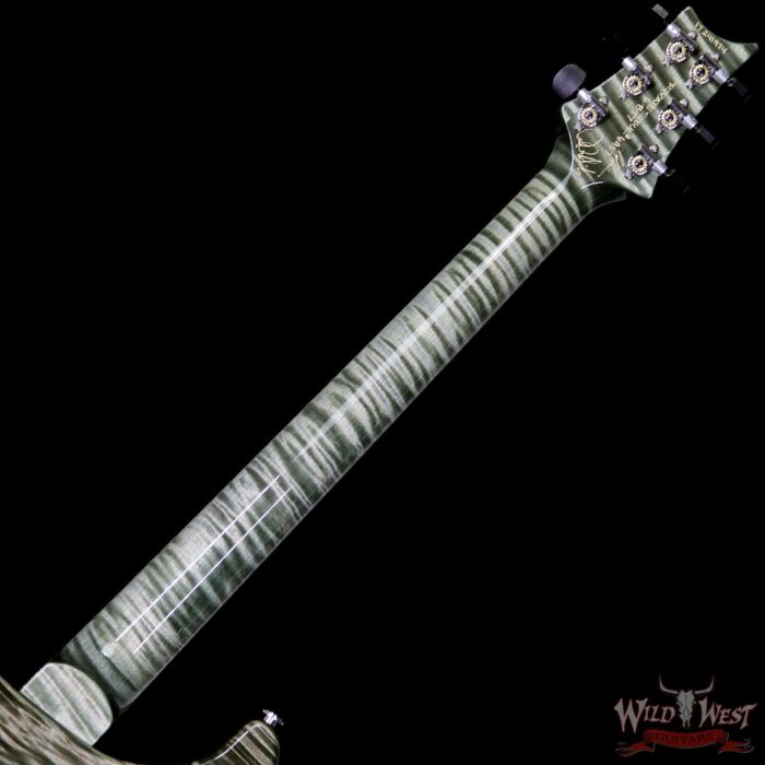 PRS Private Stock PS6907 John Mayer Super Eagle II Semi-Hollow Flame Maple Top and Neck Hemp Green - Image 11