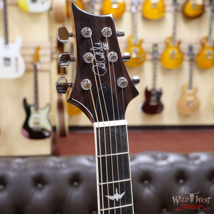 Paul Reed Smith PRS SE T40E Electric-Acoustic Solid Sitka Spruce with Ovangkol Tobacco Burst - Image 7