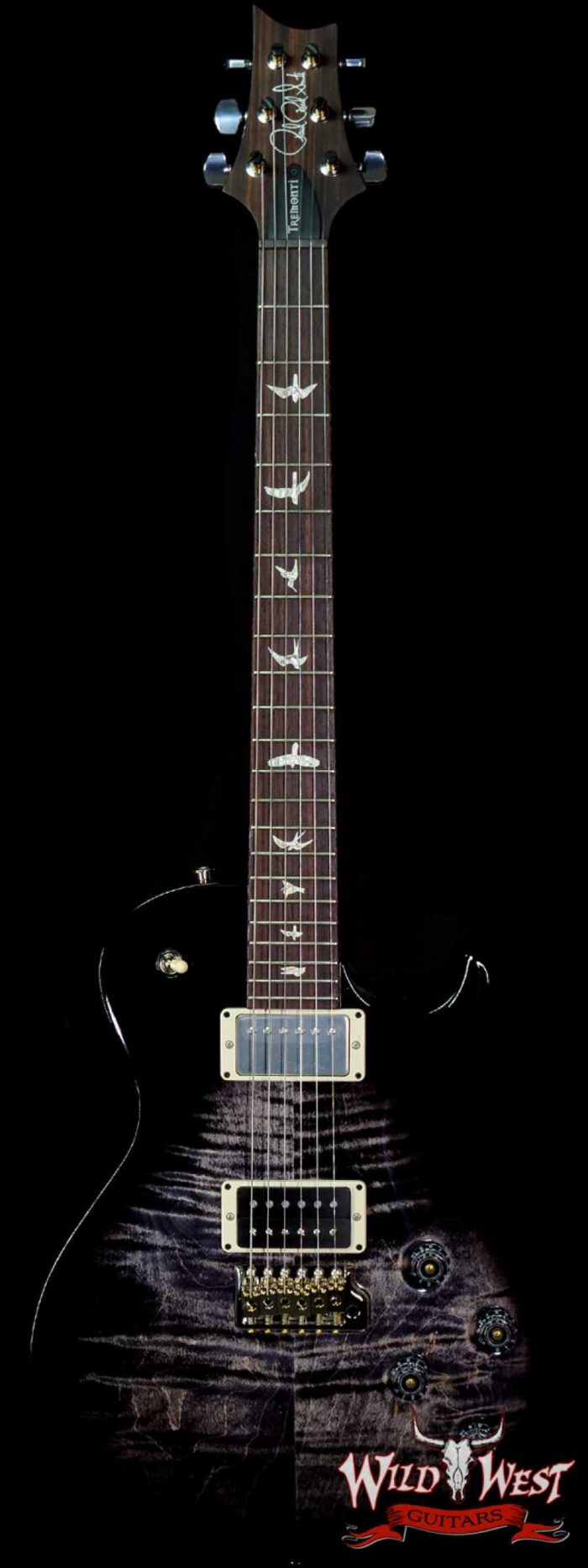 Paul Reed Smith PRS Mark Tremonti Signature Model Singlecut Charcoal Smokewrap Burst - Image 1