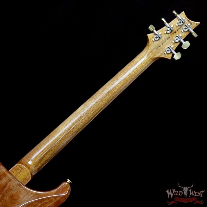 PRS Wood Library Quilted 10 Top Custom 24-08 Flame Mahogany Neck Brazilian Rosewood Fretboard Charcoal - Image 12