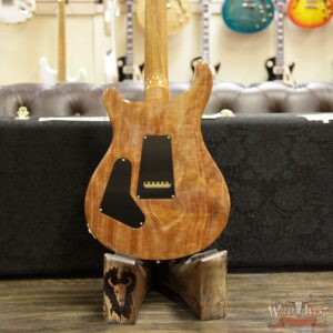 PRS Wood Library Quilted 10 Top Custom 24-08 Flame Mahogany Neck Brazilian Rosewood Fretboard Charcoal - Image 14
