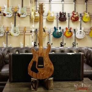 PRS Wood Library Quilted 10 Top Custom 24-08 Flame Mahogany Neck Brazilian Rosewood Fretboard Charcoal - Image 15