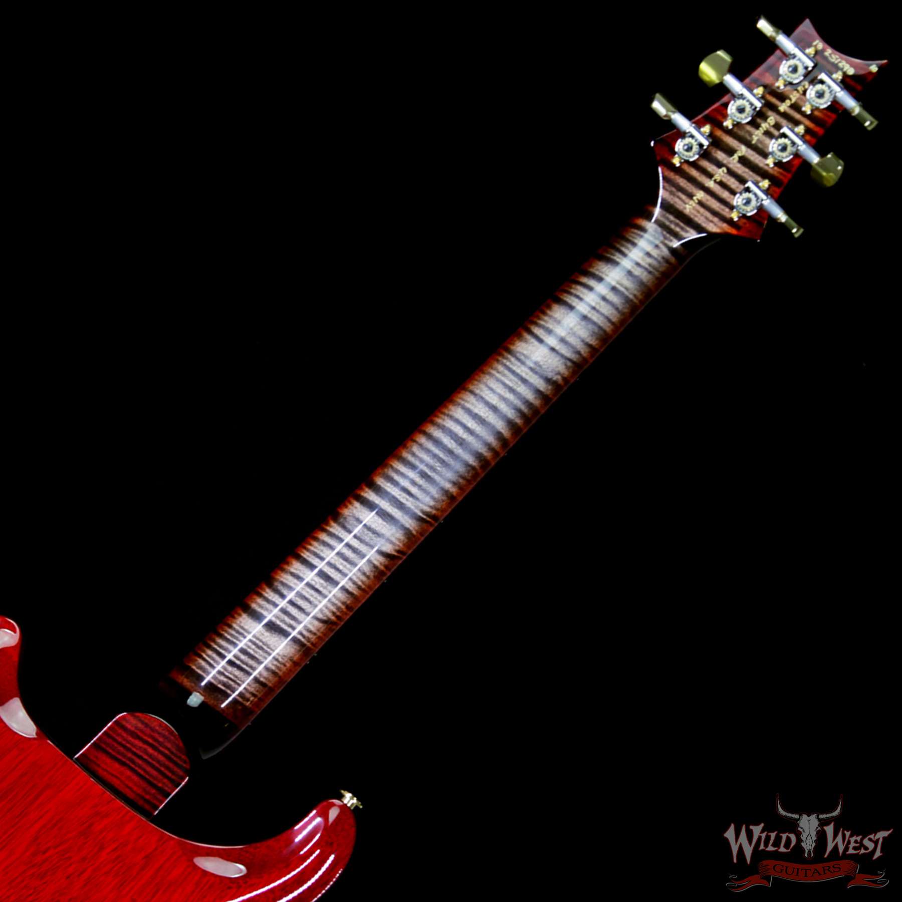 prs-wl-10top-ft-hbibrz-charcoalcherryburst-bnb__wwg.jpg PRS Wood Library Flame 10 Top Hollowbody I Piezo HB1 Brazilian Rosewood Board Charcoal Cherry Burst - Image 11
