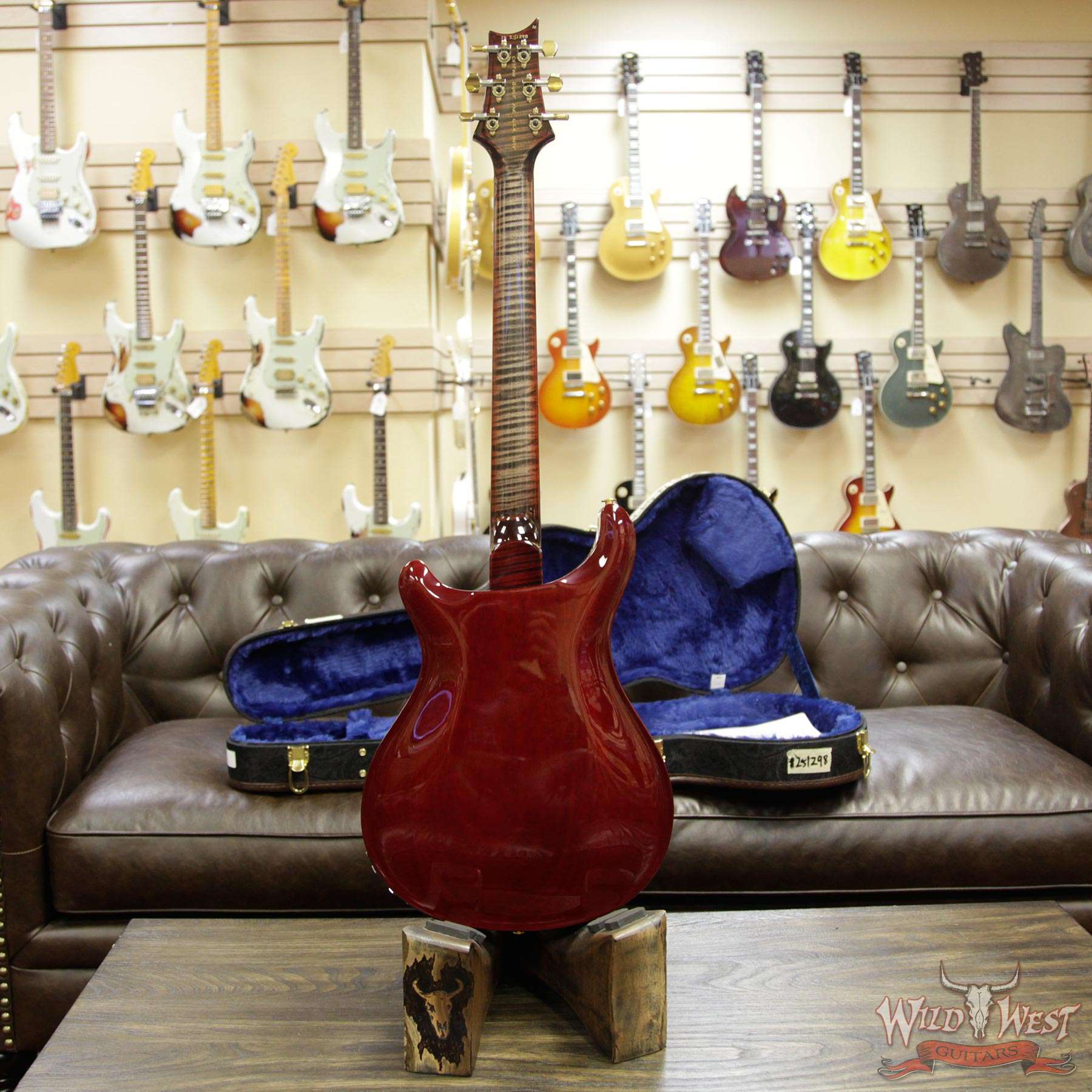prs-wl-10top-ft-hbibrz-charcoalcherryburst-d3__wwg.jpg PRS Wood Library Flame 10 Top Hollowbody I Piezo HB1 Brazilian Rosewood Board Charcoal Cherry Burst - Image 14