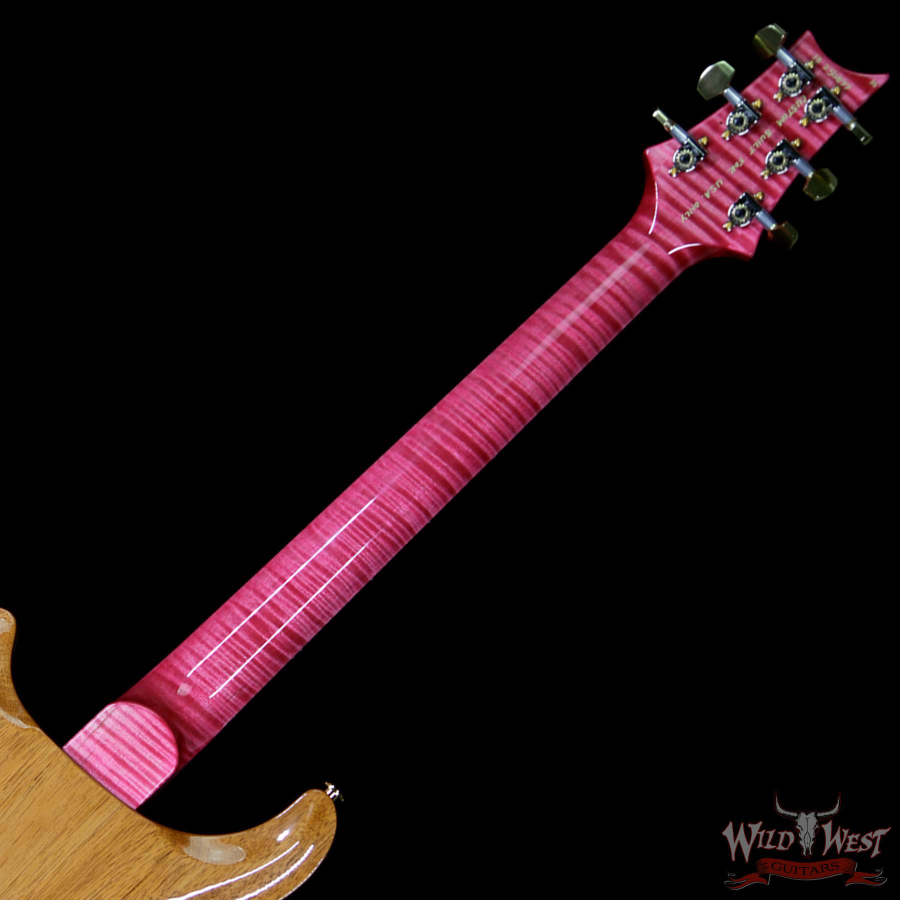 prs-wl-10top-ft-hibi-bonniepink-250877-bnb__wwg.jpg 2018 PRS Wood Library 10 Top Hollowbody I Piezo HB1 Flame Top & Neck Brazilian Rosewood Board Bonnie Pink - Image 11