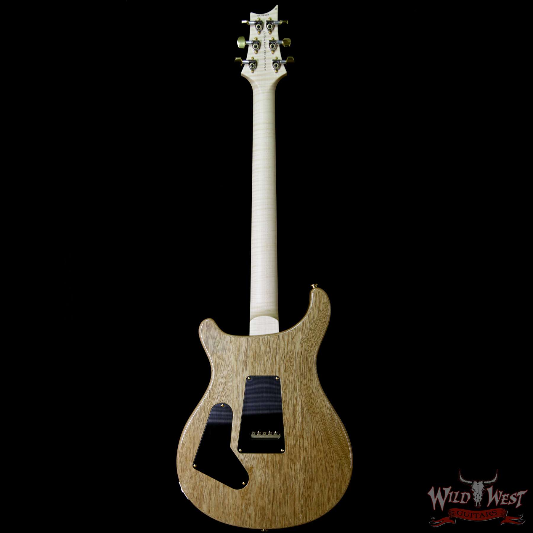 prs-wl-10top-qt-cu24fatback-blue-fade-251819-bbb__wwg.jpg PRS Wood Library 10 Top Custom 24 Fatback Quilt Top Flame Neck Korina Brazilian Rosewood Board Blue Fade - Image 6