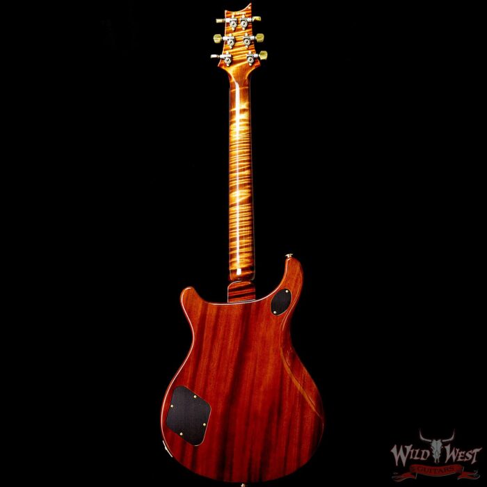 PRS Wood Library 10 Top 1-Piece Quilt Top McCarty 594 Flame Maple Neck Cocobolo Board Copperhead - Image 6