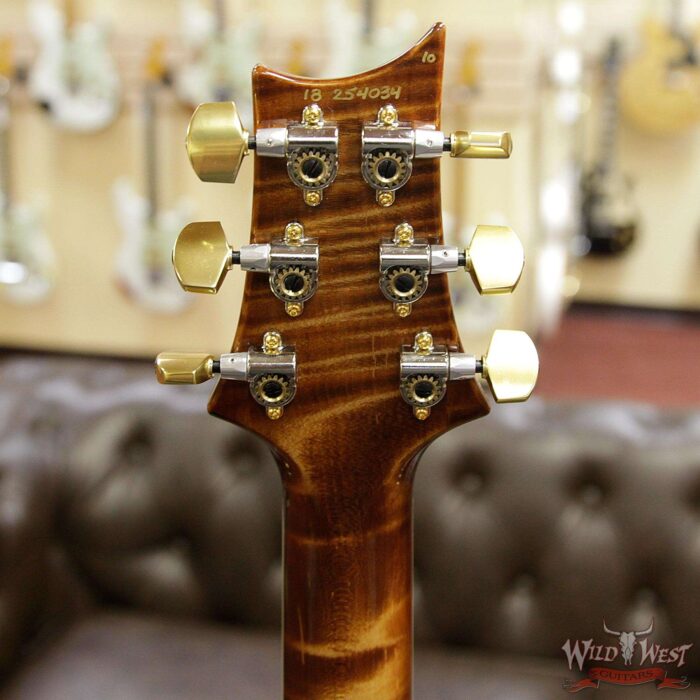 PRS Wood Library 10 Top 1-Piece Quilt Top McCarty 594 Flame Maple Neck Cocobolo Board Copperhead - Image 10