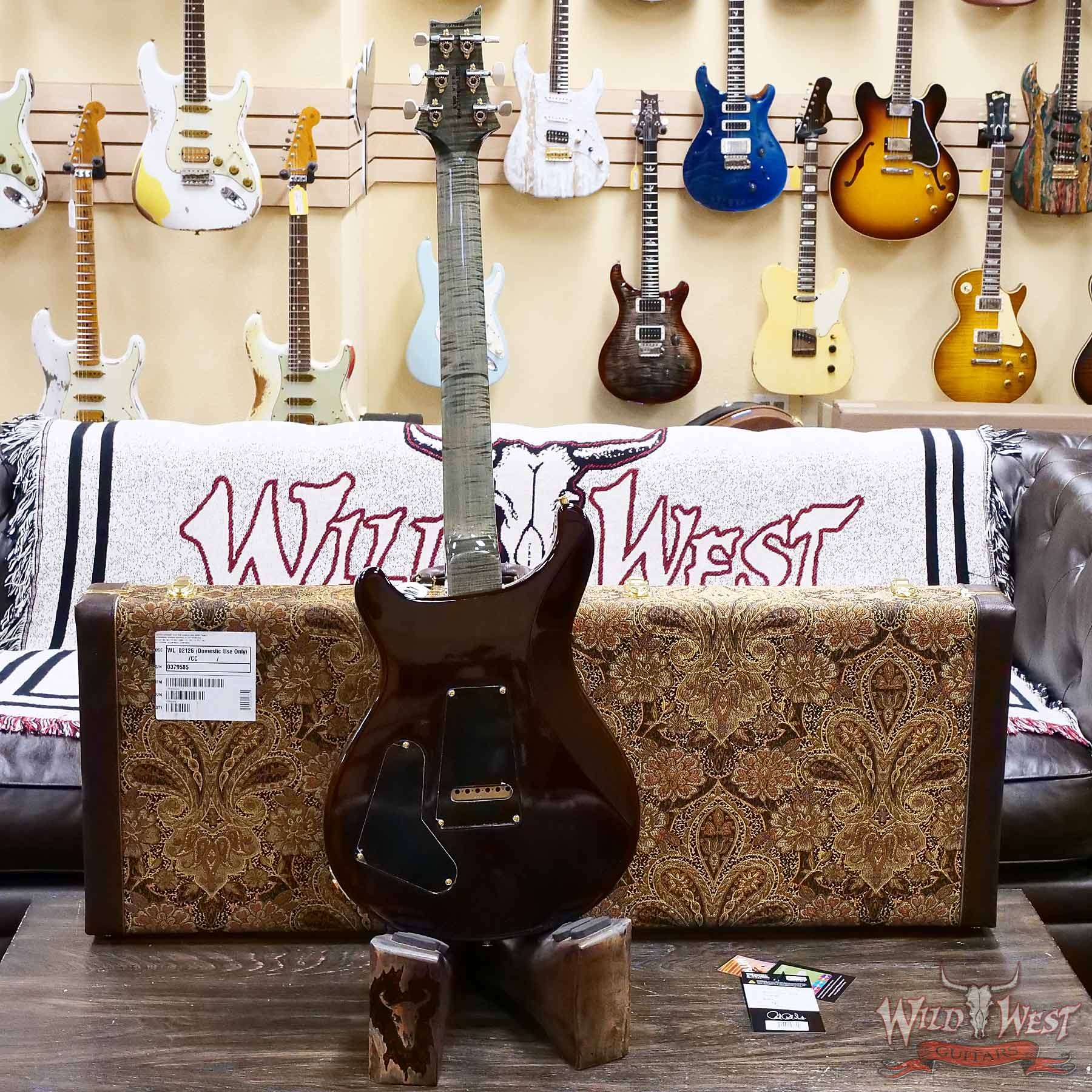 prs-wl-379585-d4__wwg.jpg Paul Reed Smith PRS Wood Library 10 Top Special 22 Semi-Hollow Flame Maple Neck Brazilian Rosewood Fingerboard Trampas Green 7.15 LBS (US Only / No International Shipping) - Image 9