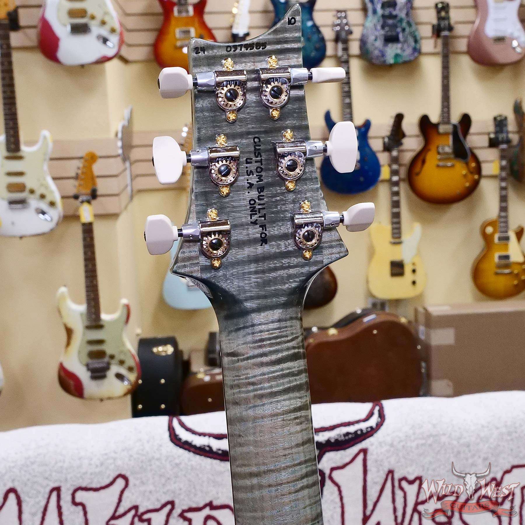prs-wl-379585-d5__wwg.jpg Paul Reed Smith PRS Wood Library 10 Top Special 22 Semi-Hollow Flame Maple Neck Brazilian Rosewood Fingerboard Trampas Green 7.15 LBS (US Only / No International Shipping) - Image 10
