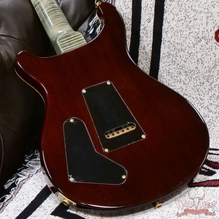 Paul Reed Smith PRS Wood Library 10 Top Special 22 Semi-Hollow Flame Maple Neck Brazilian Rosewood Fingerboard Trampas Green 7.15 LBS (US Only / No International Shipping) - Image 11