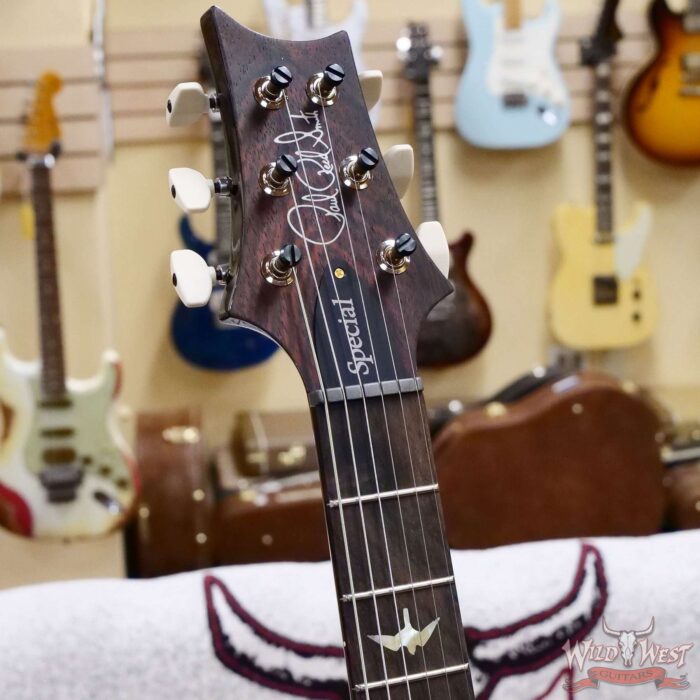 Paul Reed Smith PRS Wood Library 10 Top Special 22 Semi-Hollow Flame Maple Neck Brazilian Rosewood Fingerboard River Blue Smokeburst 6.90 LBS (US Only / No International Shipping) - Image 7