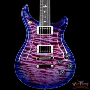 PRS Wood Library Artist Package McCarty 594 One Piece Quilt Top Brazilian Rosewood Violet Blue Burst - Image 3