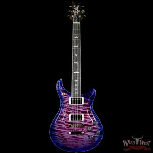 PRS Wood Library Artist Package McCarty 594 One Piece Quilt Top Brazilian Rosewood Violet Blue Burst - Image 5