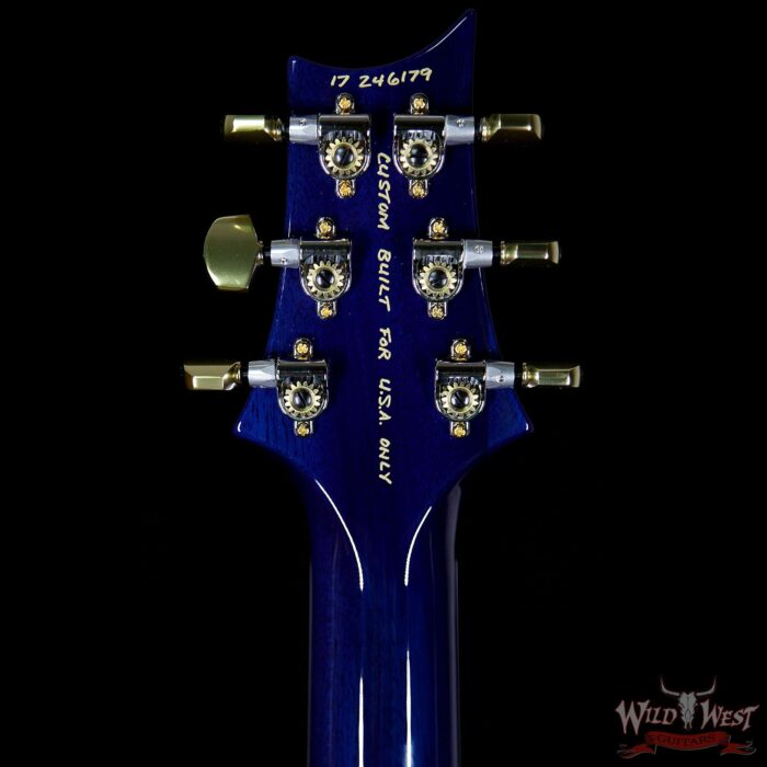 PRS Wood Library Artist Package McCarty 594 One Piece Quilt Top Brazilian Rosewood Violet Blue Burst - Image 10