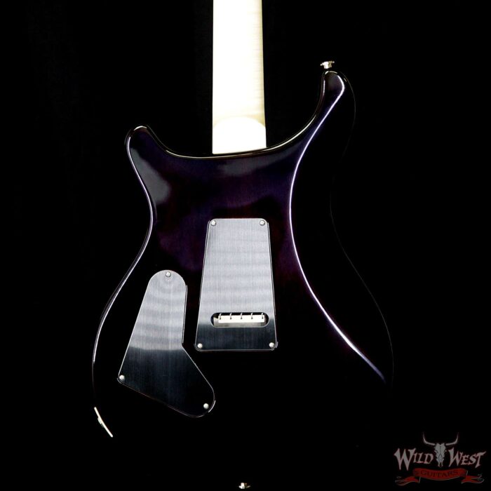 PRS Wood Library Artist Package Custom 24 Floyd Rose Flame Maple Top Neck & Board Charcoal Purple Burst - Image 7