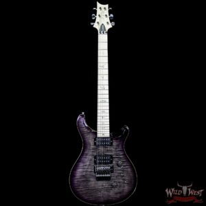 PRS Wood Library Artist Package Custom 24 Floyd Rose Flame Maple Top Neck & Board Charcoal Purple Burst - Image 5