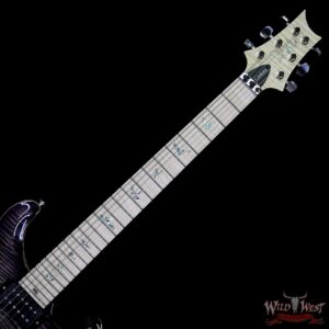PRS Wood Library Artist Package Custom 24 Floyd Rose Flame Maple Top Neck & Board Charcoal Purple Burst - Image 8