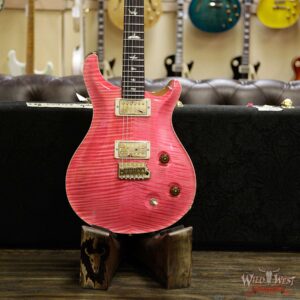 PRS Wood Library Artist Package Custom 22 Flame Maple Top Brazilian Rosewood Board Bonnie Pink - Image 13