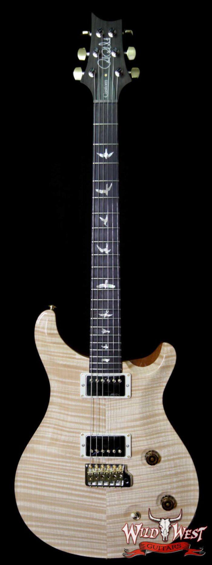 PRS Wood Library Artist Package Custom 22 Flame Maple Top Brazilian Rosewood Fingerboard Natural - Image 1