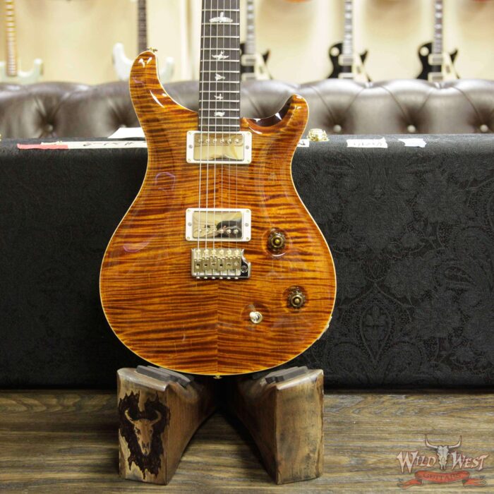 Paul Reed Smith PRS Wood Library Artist Package Custom 22 Flame Maple Top Brazilian Rosewood Board Yellow Tiger - Image 10