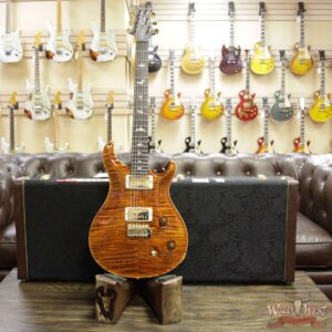 Paul Reed Smith PRS Wood Library Artist Package Custom 22 Flame Maple Top Brazilian Rosewood Board Yellow Tiger - Image 7