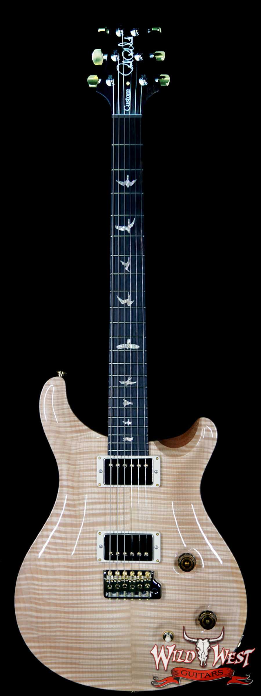 prs-wl-ap-ft-cu24-brz-neutral-251051-main__wwg_large.jpg PRS Wood Library Artist Package Custom 22 Flame Maple Top Brazilian Rosewood Fingerboard Natural - Image 1