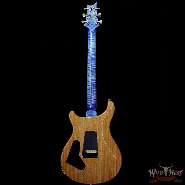 PRS Wood Library Artist Package Custom 24 Fatback Flame Top Neck African Blackwood Board Faded Blue Jean - Image 6