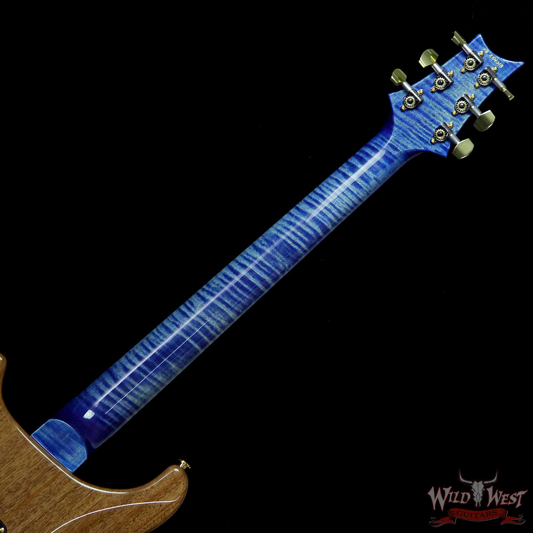 prs-wl-ap-ft-cu24fb-fn-afbw-fadedbluejean-254018-bnb__wwg.jpg PRS Wood Library Artist Package Custom 24 Fatback Flame Top Neck African Blackwood Board Faded Blue Jean - Image 12