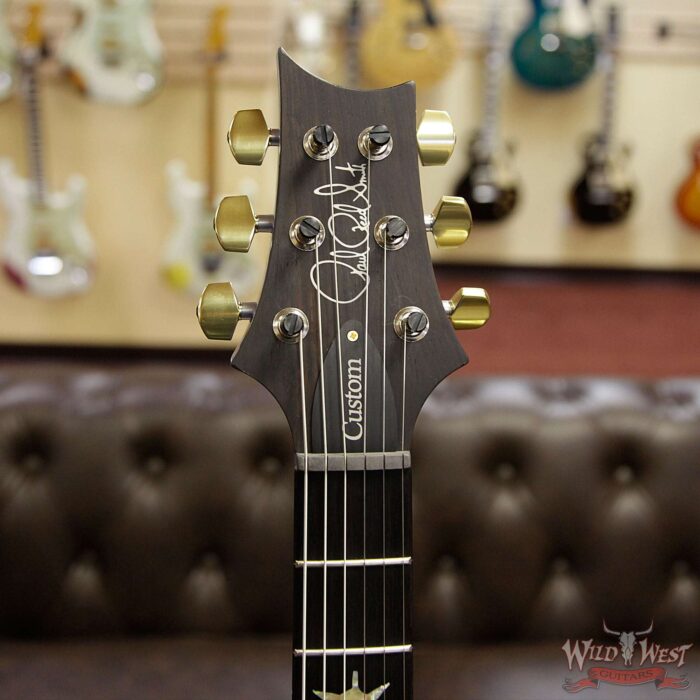 PRS Wood Library Artist Package Custom 24 Fatback Flame Top Neck African Blackwood Board Faded Blue Jean - Image 9