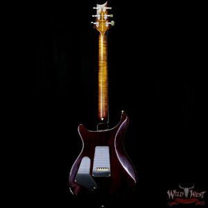 PRS Wood Library Artist Package Custom 24 Fatback Flame Neck Brazilian Rosewood Board Black Gold Burst - Image 8