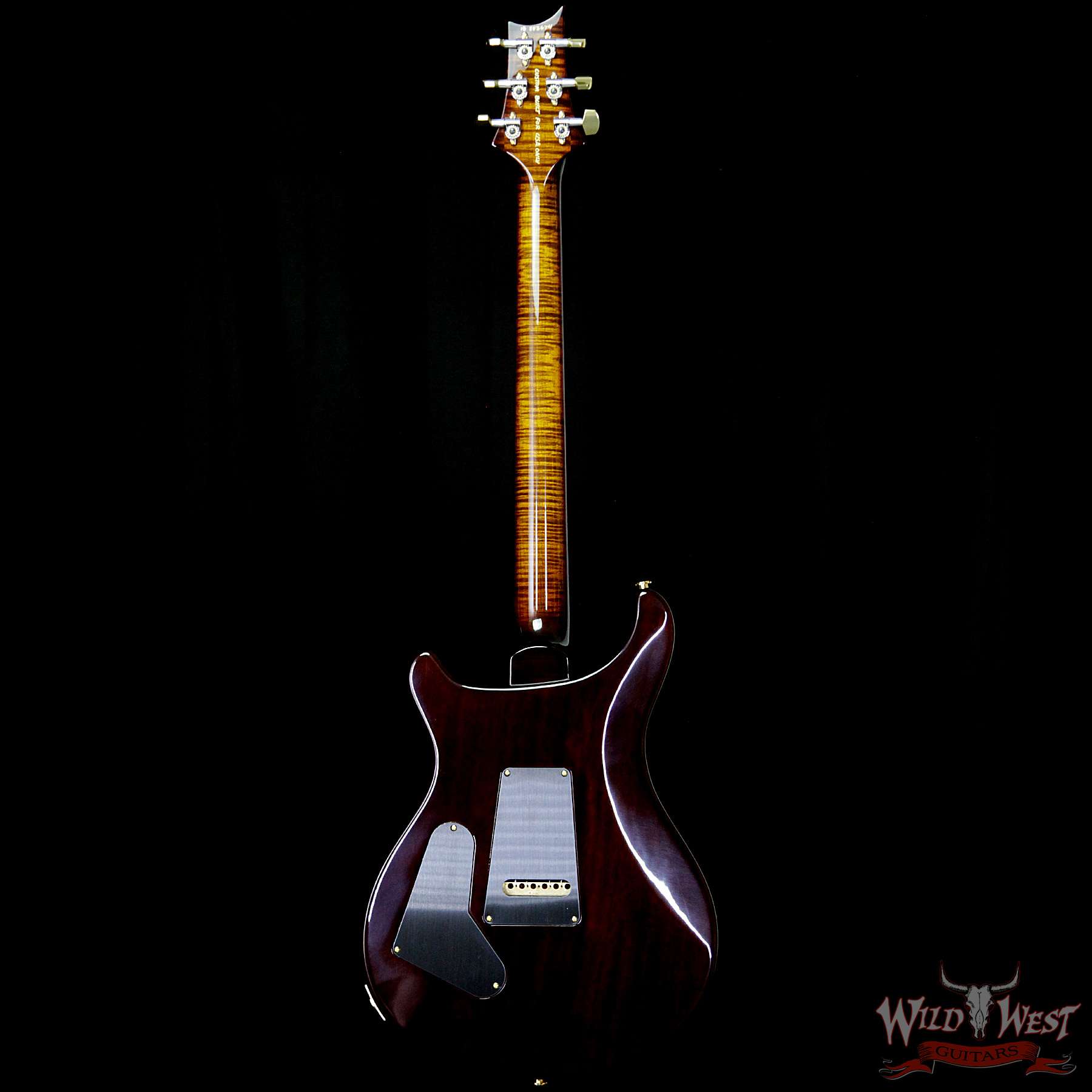 prs-wl-ap-ft-cu24fb-fn-brz-blackgoldburst-253674-bb__wwg.jpg PRS Wood Library Artist Package Custom 24 Fatback Flame Neck Brazilian Rosewood Board Black Gold Burst - Image 8