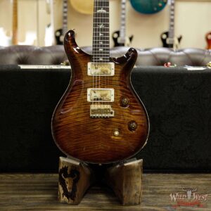 PRS Wood Library Artist Package Custom 24 Fatback Flame Neck Brazilian Rosewood Board Black Gold Burst - Image 12