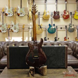 PRS Wood Library Artist Package Custom 24 Fatback Flame Neck Brazilian Rosewood Board Black Gold Burst - Image 15